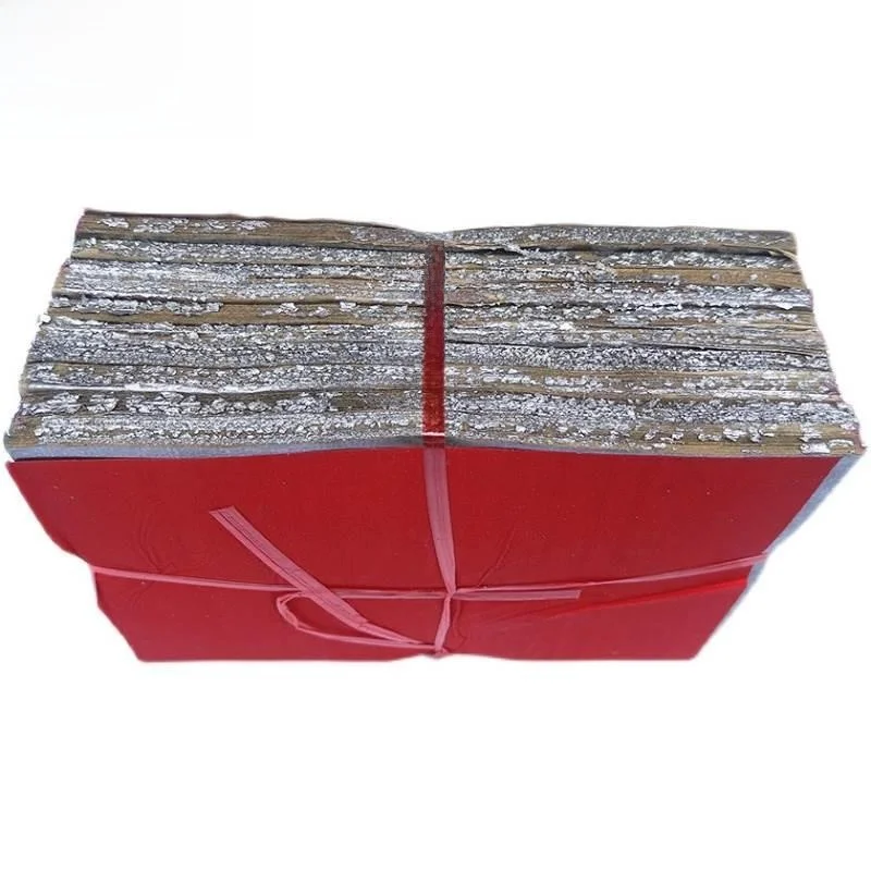 Pure Handmade Shaoxing Tin Foil 1000 Sheets Authentic Old City Temple Yellow Grey Handmade Not Handmade Kitchen Cooking Baking view 5