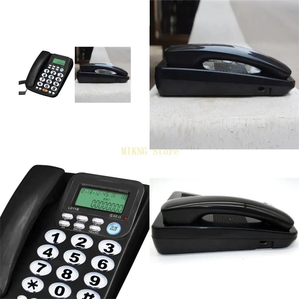 Corded Landline Telephone with Large Screen Display Stay Connected and Organized with this Functional Telephone best sale