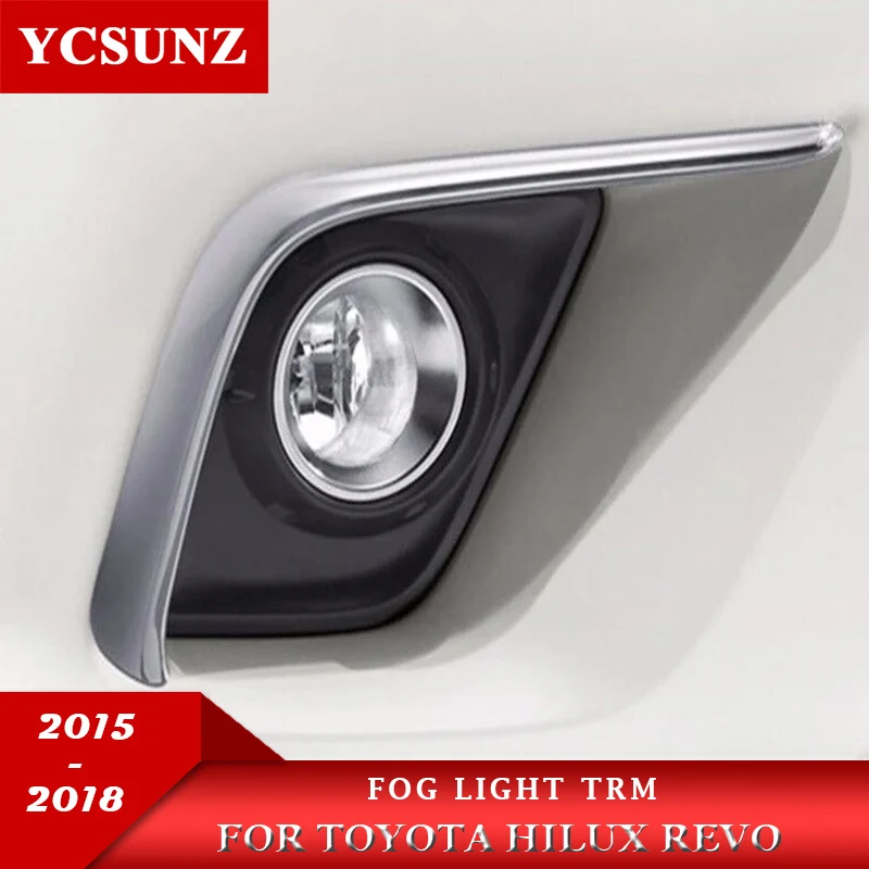 Cubiertas Decorativas para Faros Antiniebla de Toyota Hilux Revo 2015 2016 2017 2018, Accesorios para Cabina Doble