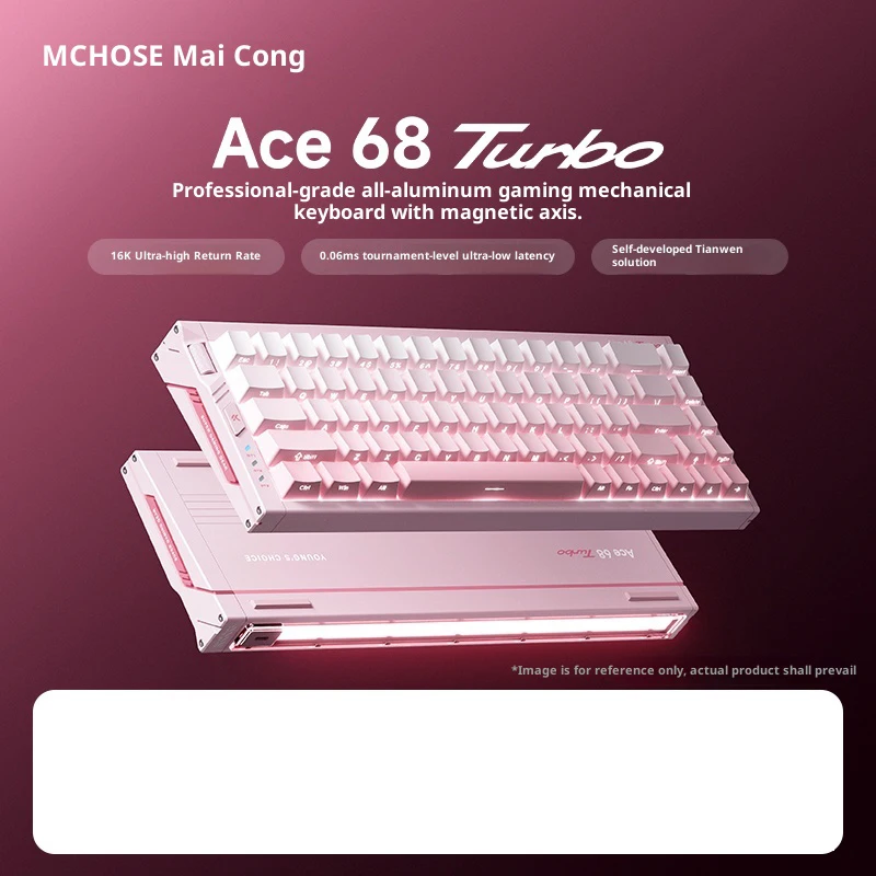 MCHOSE Ace 68 Turbo Magnetic Switch Keyboard 16K Aluminium Alloy