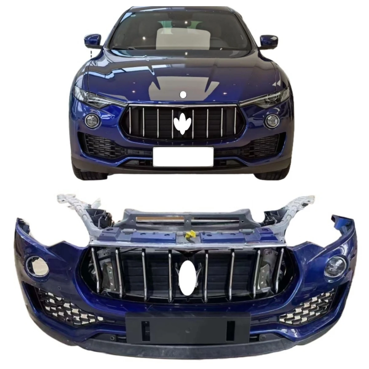 

High Quality OEM Levante Front Bodykit Maserati Levante Auto Front Bumper Grill Upgrade Factory Direct Plastic Product Used