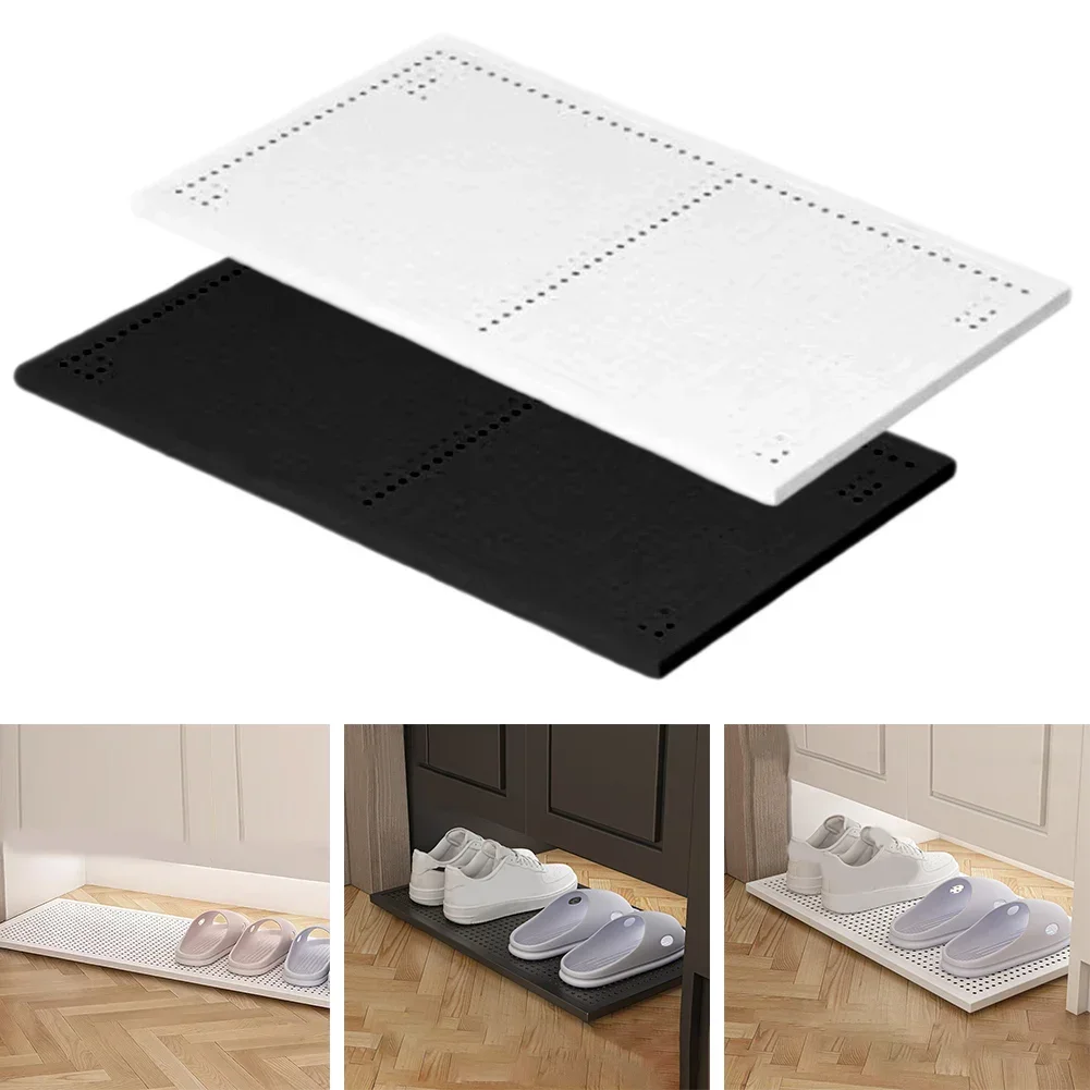 

Movable Stainless Steel Shoe Rack With Wheels: Organize Your Entrance Stainless Steel 41×31cm Black, White Home Storage Parts