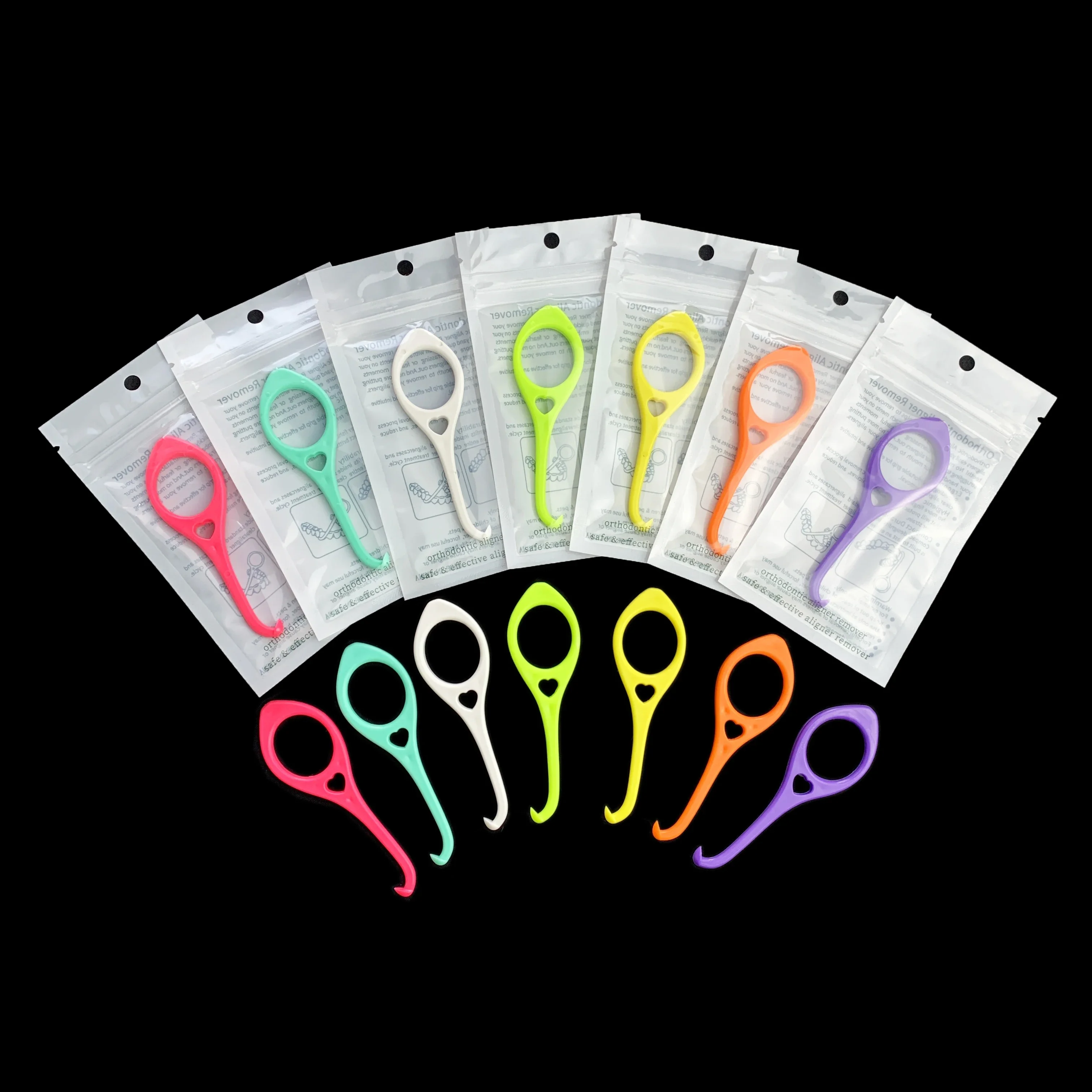 Tooth Socket Remover Removal Tool Oral Care Orthodontic Aligner Chewies Hook Dental Invisible Removable Brace Extractor