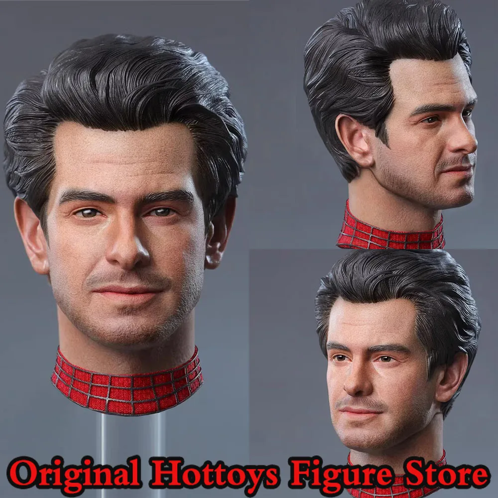 

BLACK 8 STUDIO BK-005A/B 1/6 Male Soldier Head Sculpture Spider Hero Andrew Garfield Head Carving Fit 12'' Action Figure Doll