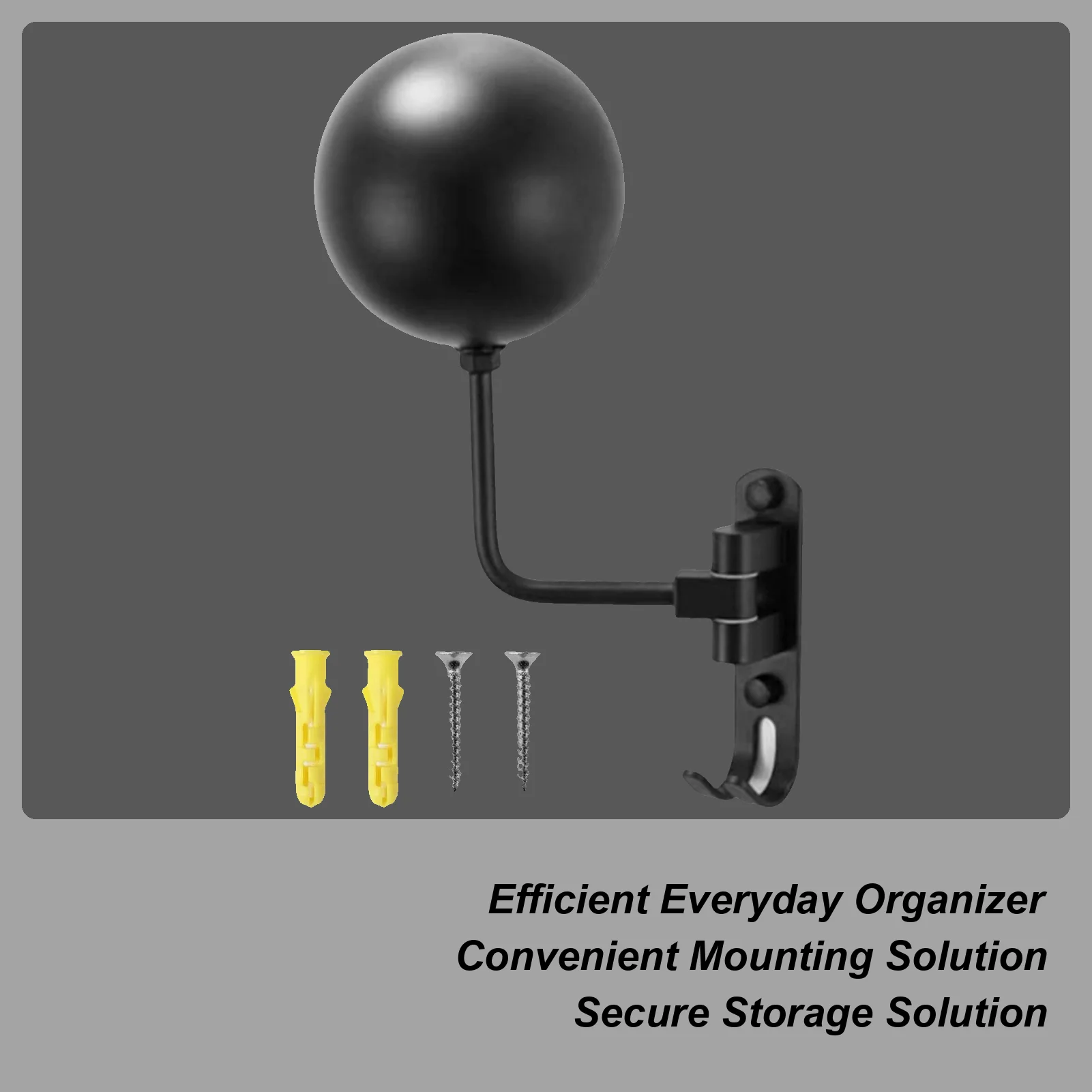 

Helmet Hanger Wall-Mounted 180-Degree Rotatable Helmet Mount Wall-Mounted For Home Bedrooms Living Room Garage Gear Clothes Keys