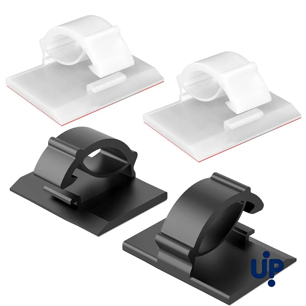 30pcs Cable Organizer Clips Cord Holder Desktop Workstation Wire Manager USB Charging Data Line Bobbin Winder Cable Management