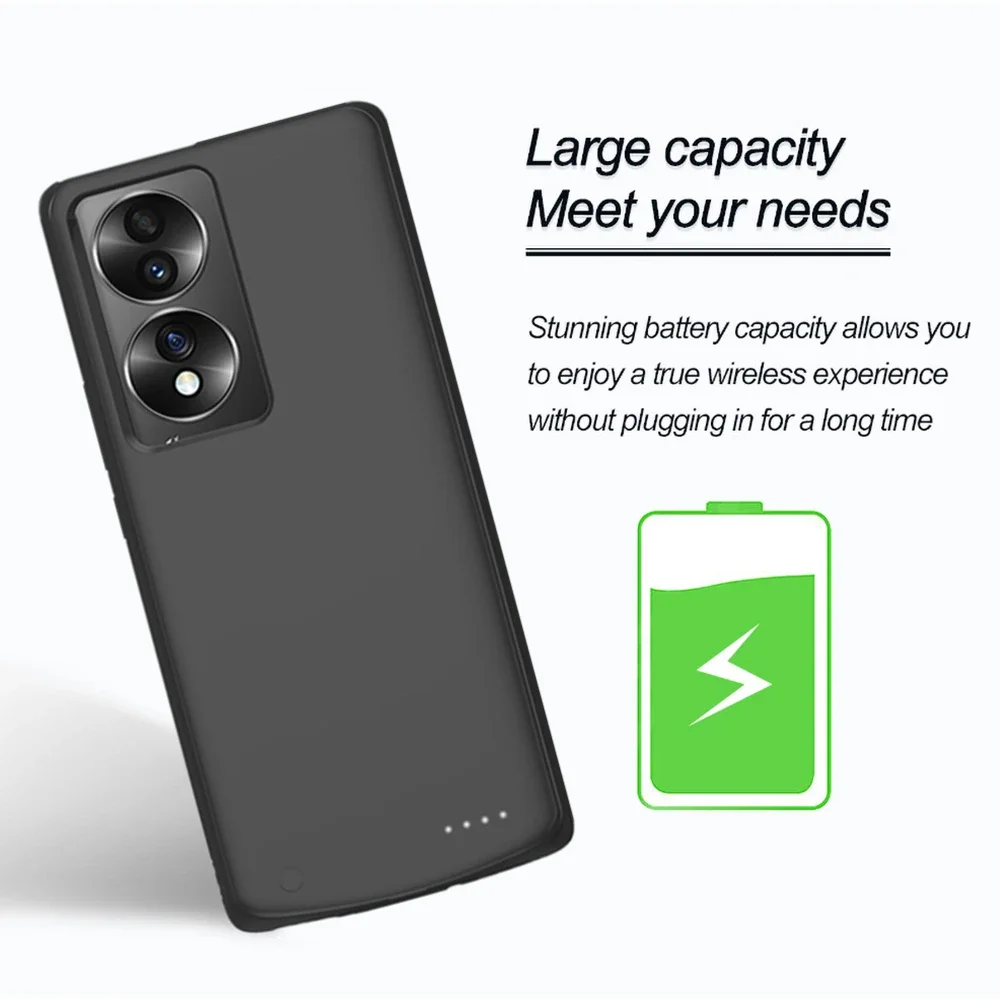 

Новейший чехол для телефона Power Bank 10000 мАч для Honor 90 Pro, чехлы для аккумуляторов Honor90, аккумулятор Powerbank для Honor 90 Pro, чехол для зарядки