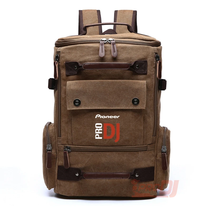 2023 Pioneer Pro Dj Large Capacity Canvas Backpack Men\'s Multifunctional Laptop Backpack Outdoor Sports Fashion Travel Backpack