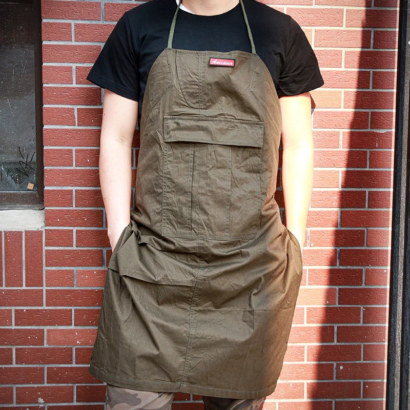 

Apron home kitchen cooking custom logo printing barista gardening hair stylist painting men and women work clothes