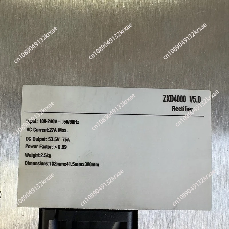 4000W AC to DC Power Module ZXD4000 V5.0 Rectifier With Connector 53.5V 48V 58V 50V 42V Optional