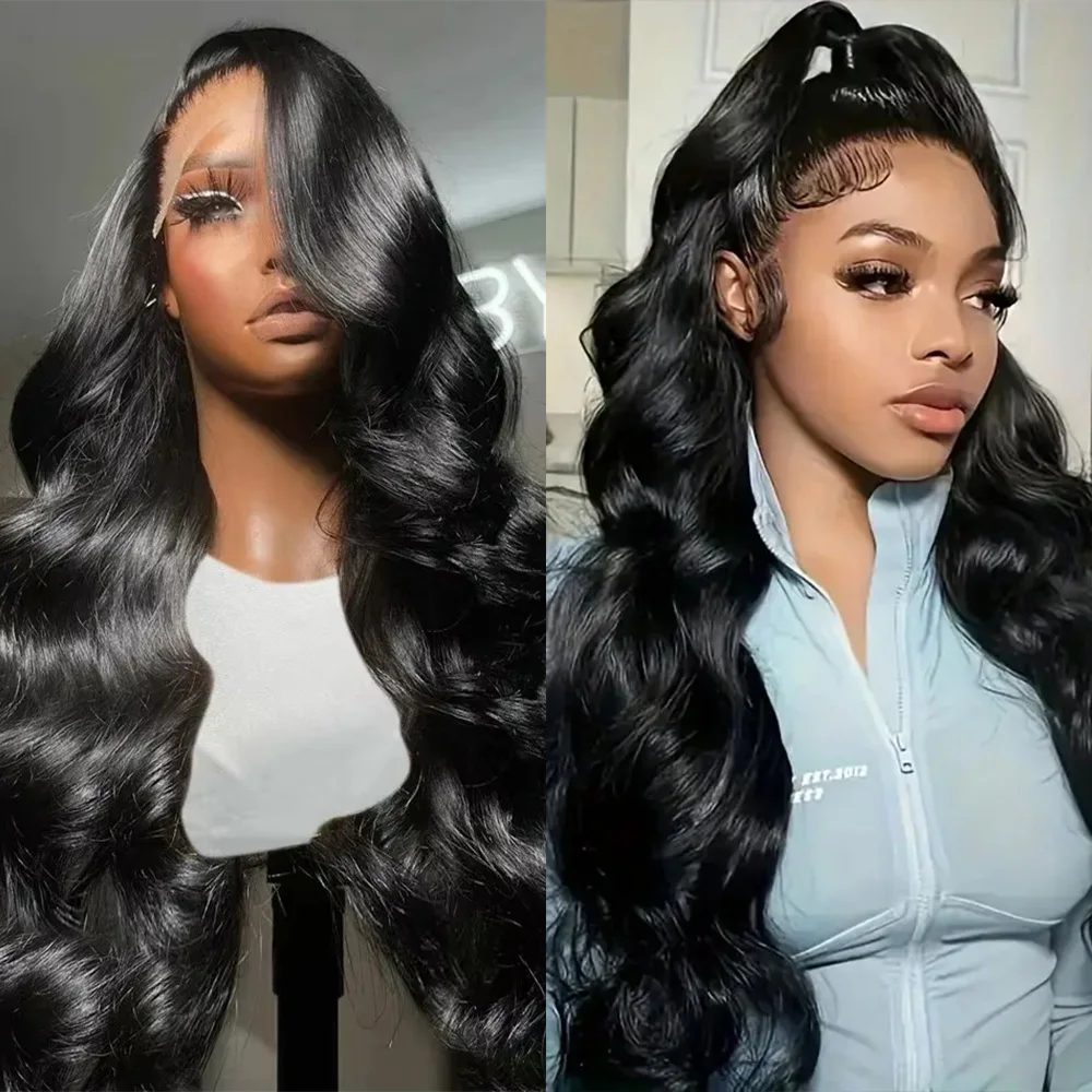 

Парики с прозрачной HD-основой 13x4 и 13x6, 30-40 дюймов, с эффектом Body Wave, предварительно выщипанные, 200% плотность, из бразильских человеческих волос