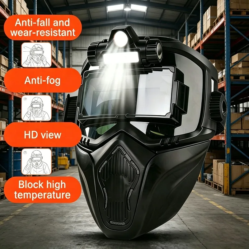 Professional Welding Goggles Auto Darkening Solar Powered Welder Glasses Safety Eye Protection for Arc MMA MIG TIG Welding