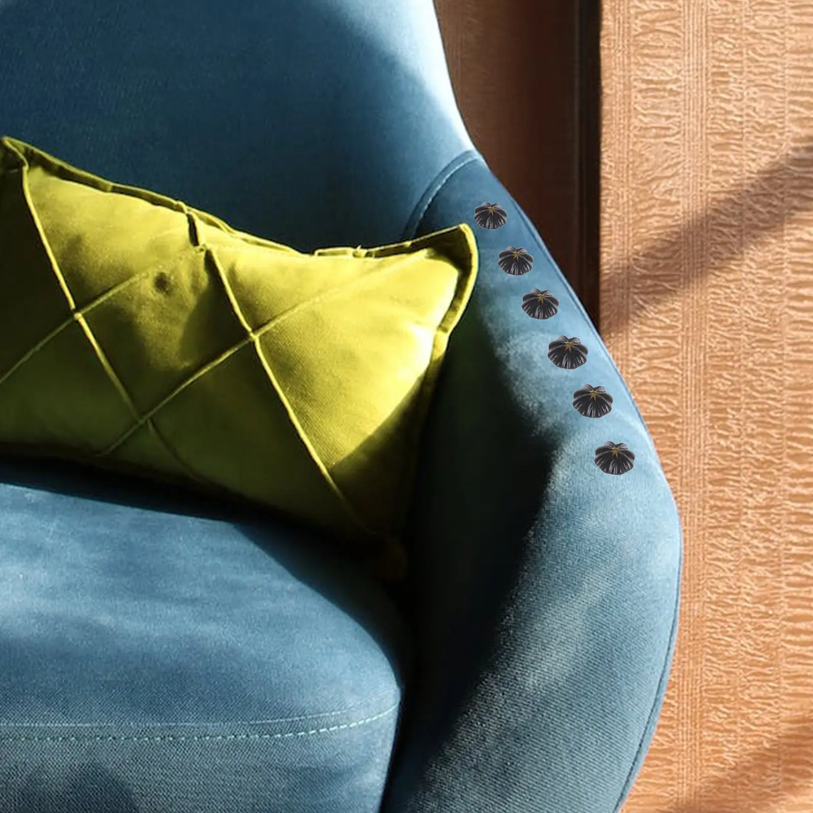 

100 шт. декоративных мебельных гвоздей-гвоздиков для обивки, прочные, устойчивые к коррозии, подходят для диванов и стульев