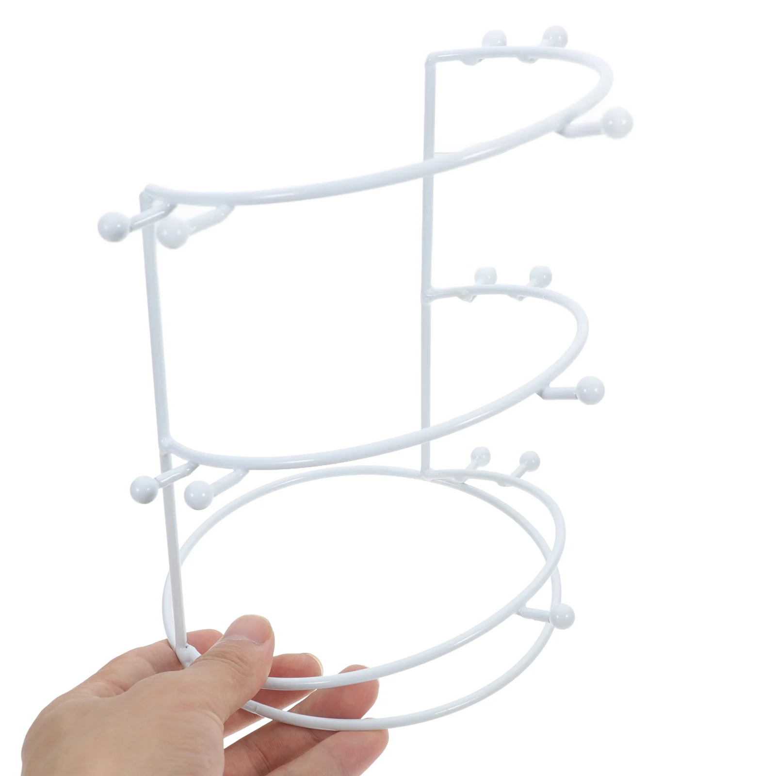 

Headband Display Organizer Crown Stand Women Alloy Bracket Table Hoops Rack Storage Crown Display Rack