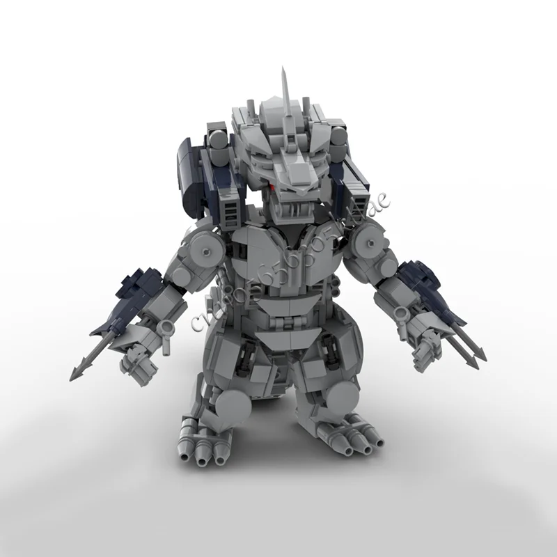 718 peças moc estilo ficção científica dominador modelos monstro mecânico personalizado diy série cinza montagem criativa presentes das crianças