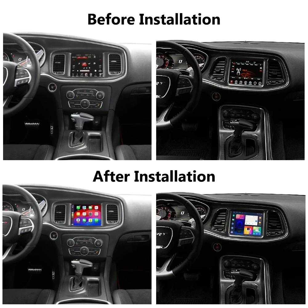 

Android 14 For Dodge Charger Dodge Challenger 2010-2023 Car Radio GPS Navigation Head Unit Radio Multimedia Player Auto Stereo