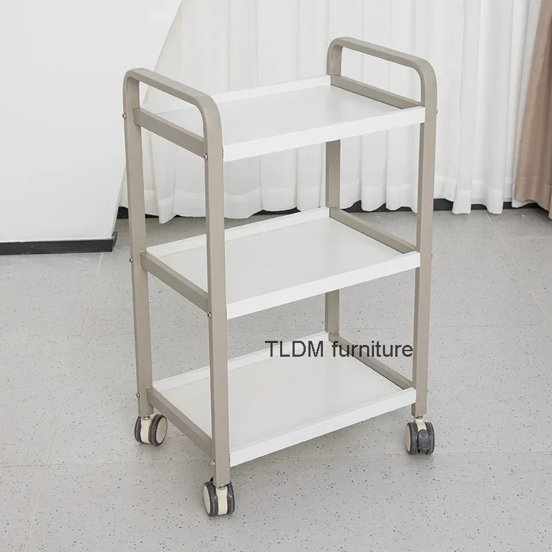 

Serving Barbershop Multifunction Salon Trolley With Wheels Sofa Beside Salon Trolley Carrello Attrezzi Beauty Furniture HDTC