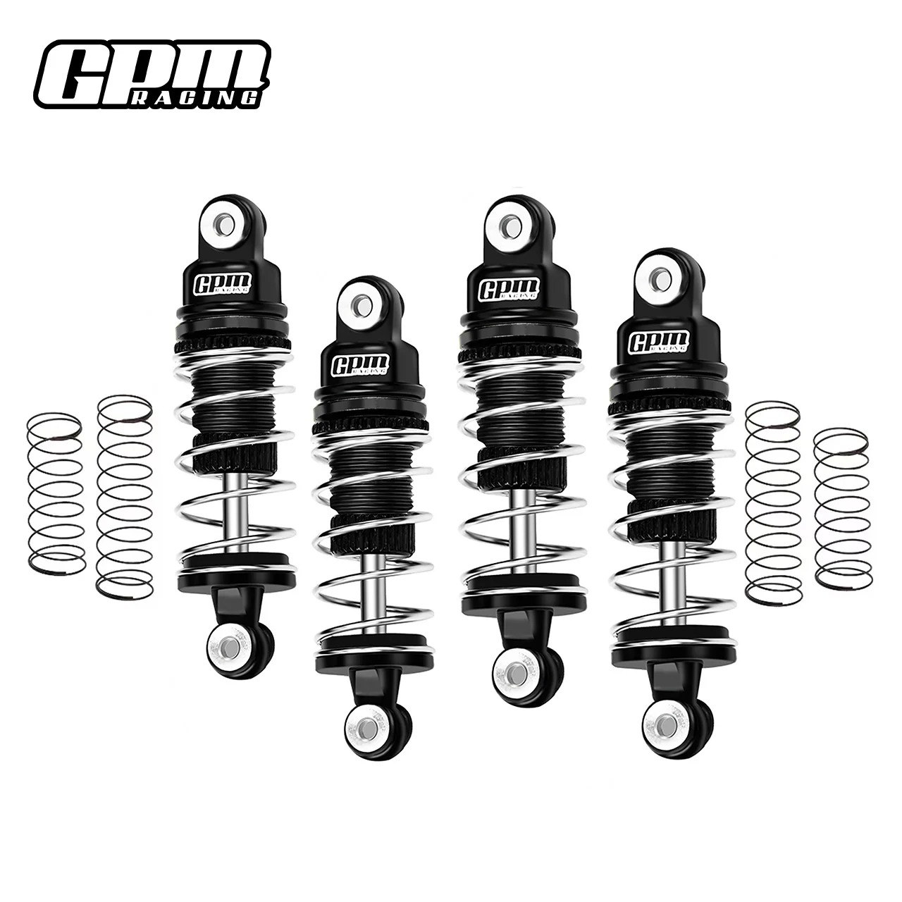 GPM Alloy 6061 Front (32mm) & Rear (36mm) Shock Set For LOSI 1/24 Micro-B 2WD