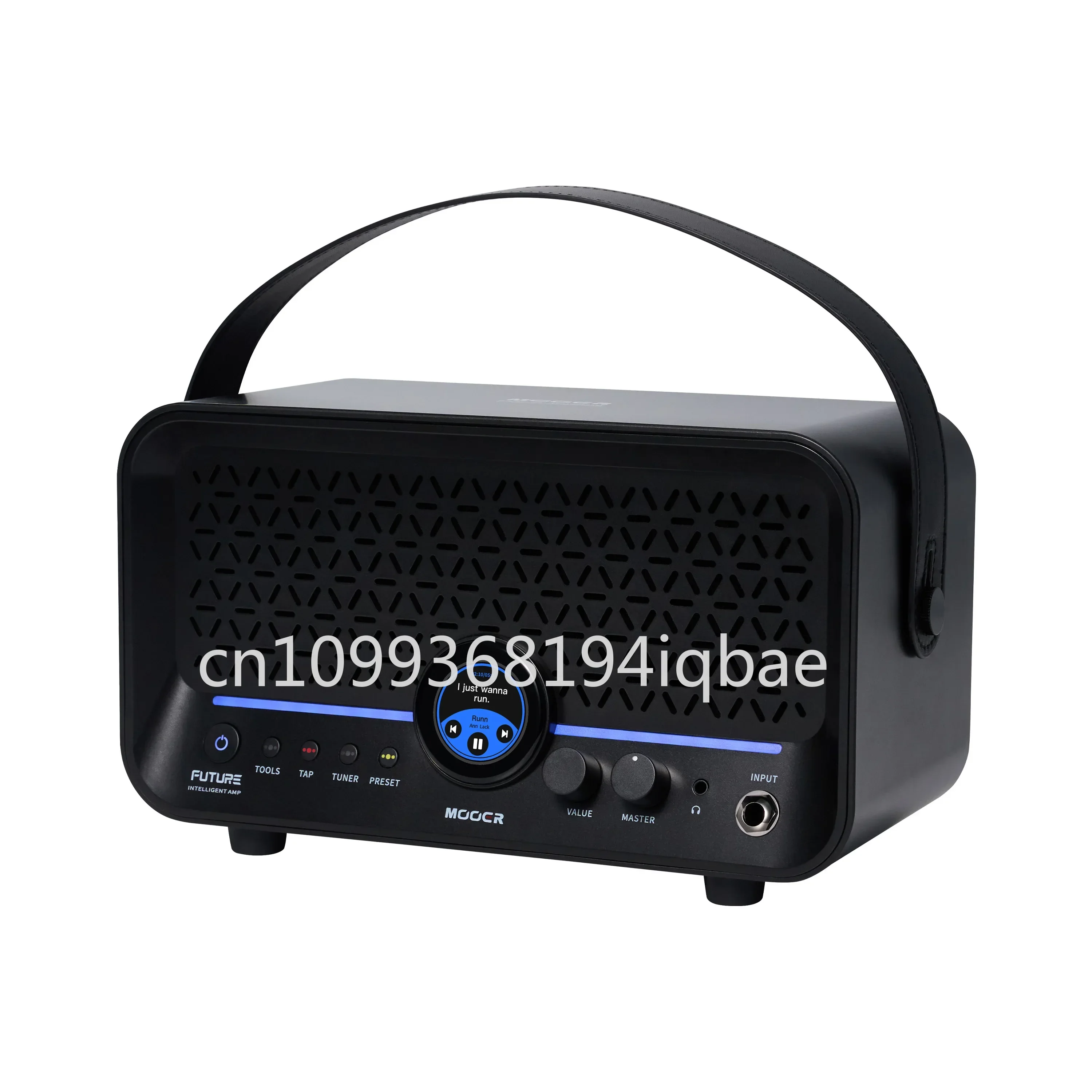 Speaker with 15 Watt Stereo Amplifier, 2 2-inch Speakers for Electric Guitar and Bass Mooer F15i Li Intelligent Guitar/Bass