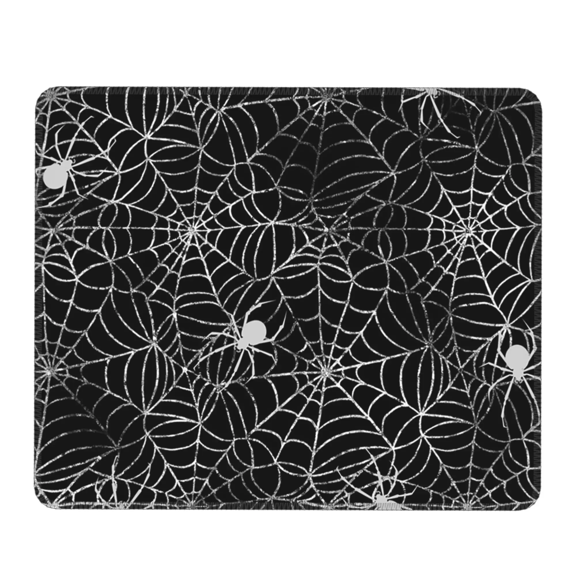 Halloween Spider And Cobweb Mouse Pad Computer Keyboard Mouse Mat Gamer PC Laptop Desk Mat Office Accessories Table Mats
