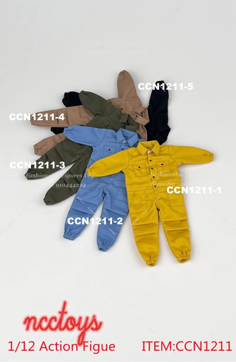 CCN1211 1/12 Male Soldier Cargo Pants Multiple Pockets Jumpsuit Working Clothes For 6inch NW SHF 3A DAM Action Figure Model