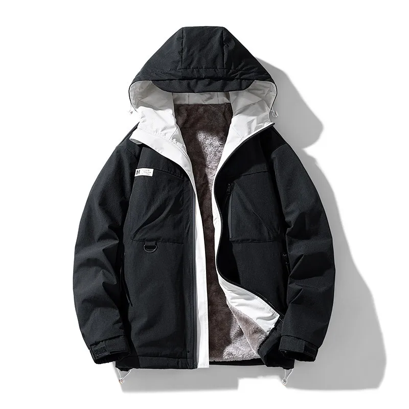 

Jacket Fleece Men's and Women's Same Autumn Casual Harbor Style Youth Jacket Loose Windproof Outdoor Jacket Tide