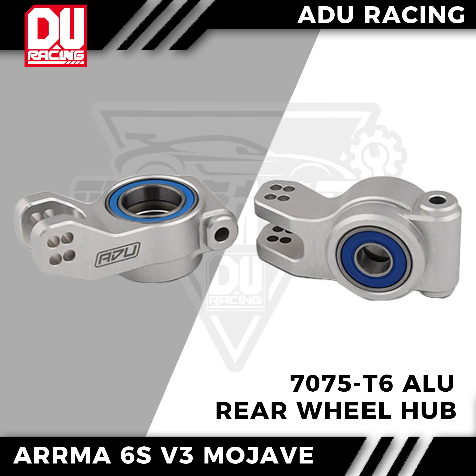 ADU RACING 7075-T6 ALU REAR WHEEL HUB FOR ARRMA 6S 1/7 V3 MOJAVE NEW EXB new version