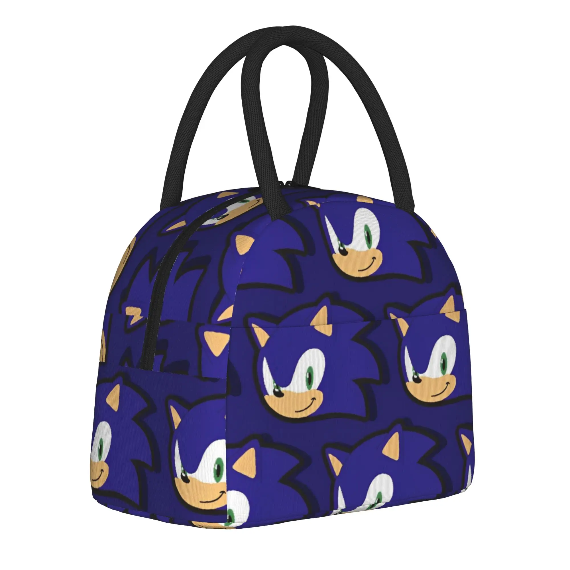 Shadow The Hedgehogs  Insulated Lunch Bags Thermal Bag Meal Container  Portable Tote Lunch Box Girl Boy Office  Travel