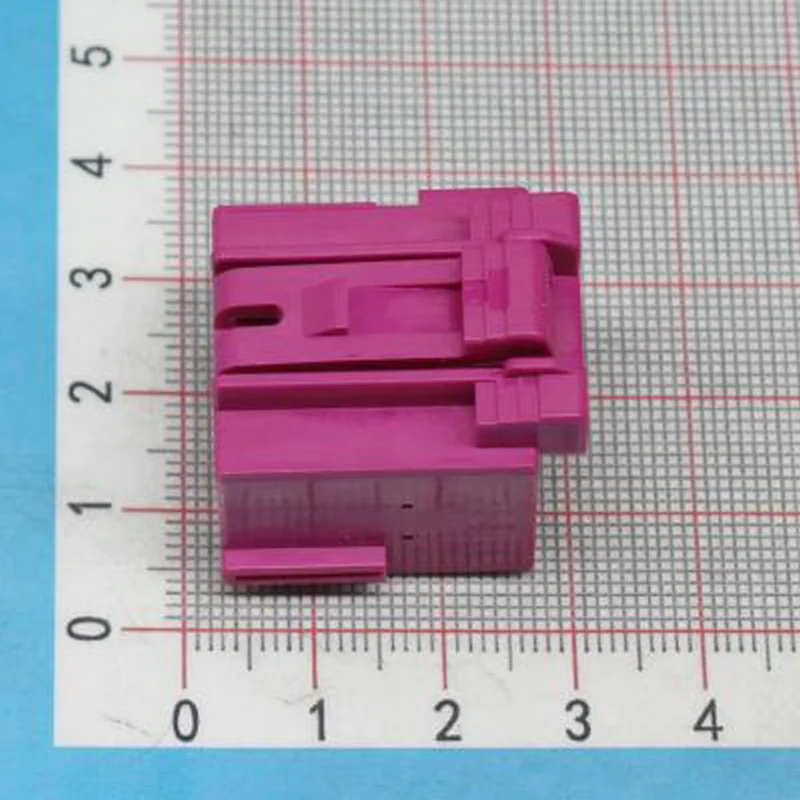 5PCS Original Connector 1-967622-6 12P purple female shell For Car Smart Electronic Devices Automobile 100% brand new