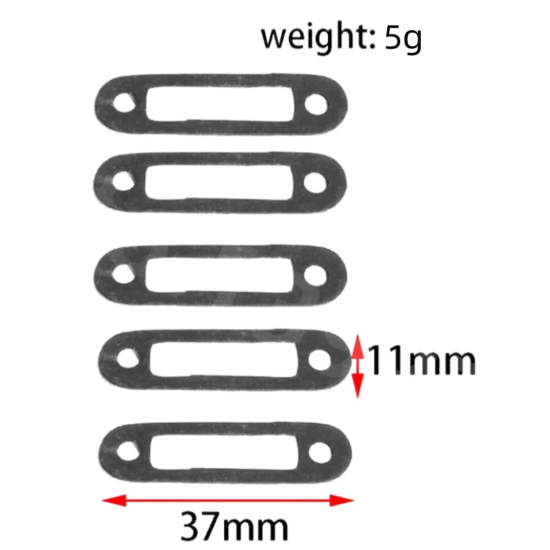 5pcs 6591/97024 Gasket Muffler Non-asbestos for Kyosho FW06 1/10 RC Car Upgrade Parts Spare Accessories