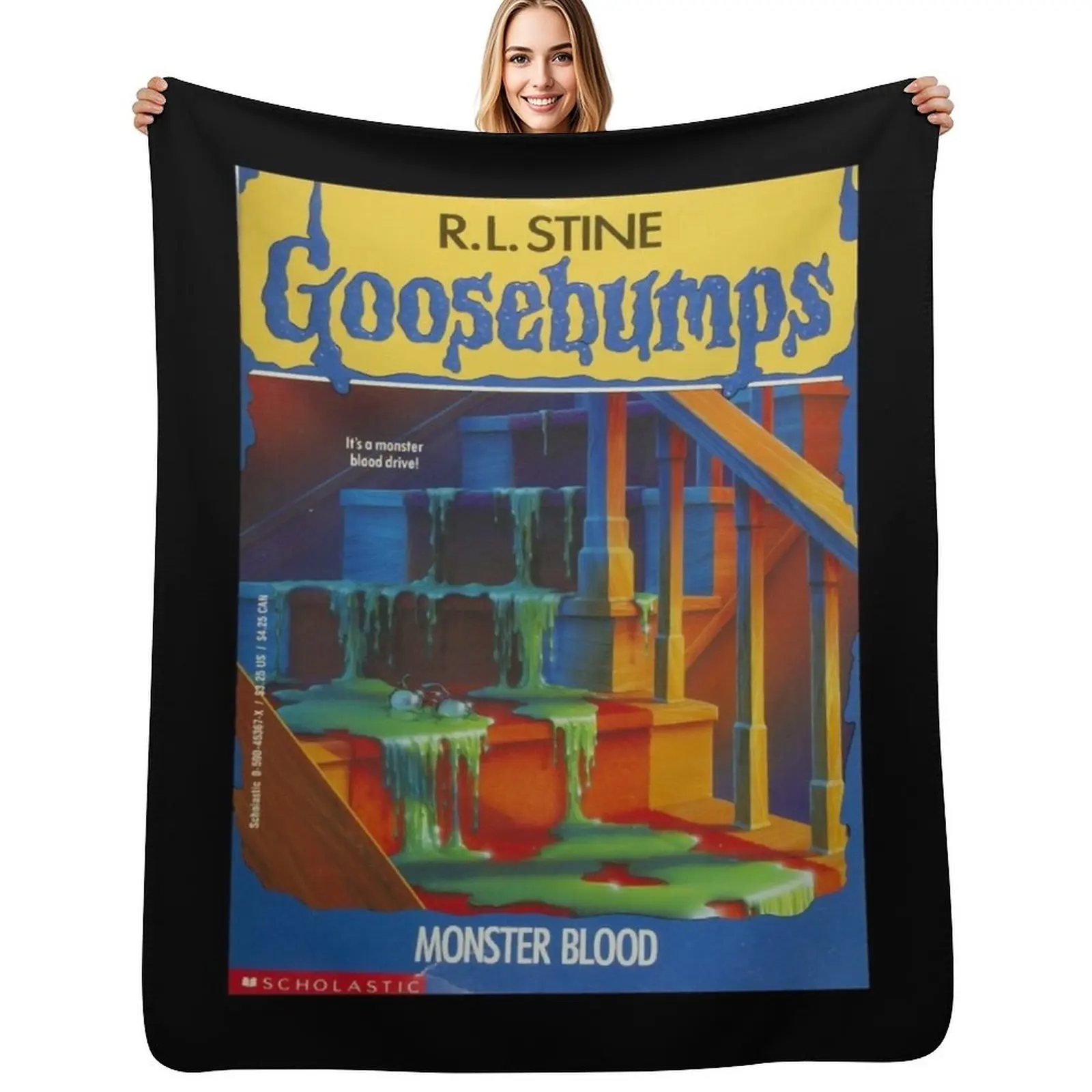 Funny Goosebumps 2 So The Soul Throw Blanket Warm Flannel Blanket for Couch Chair Bedroom
