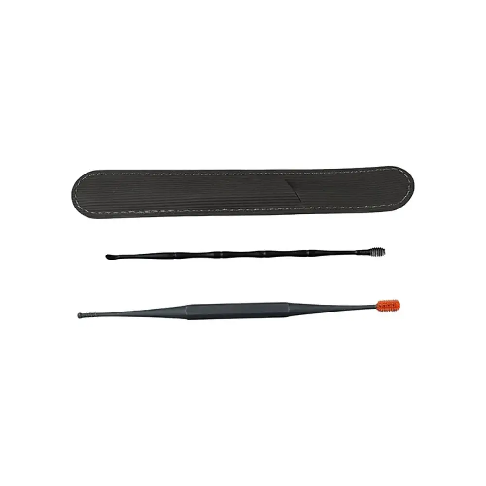 Women Silicone Ear Care Tool Ear pick Remover 360° Spiral Swab Earwax Cleaner Sticks Double Head Earpick Ear Pick Spoon