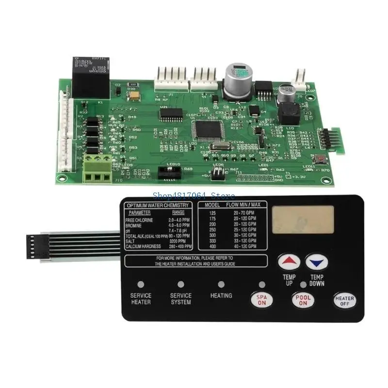 T3LB 42002-0007S Control Board with 472610Z Spa Heater Electrical System Switchs Pad For Swimming Pool Easy Installation