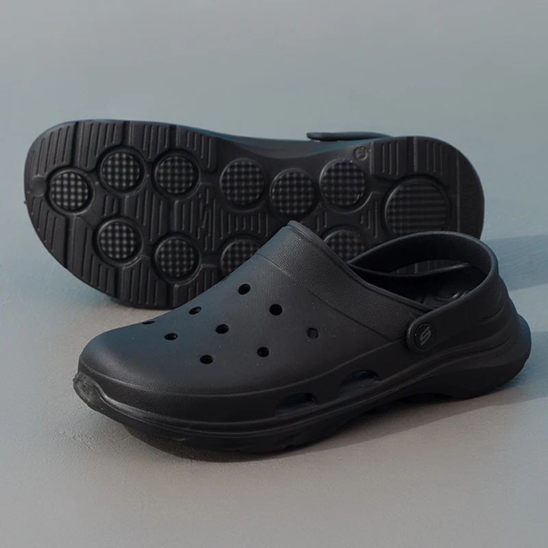 Skechers Men's Sports Shoes, Outdoor Travel, Beach Shoes, Home Casual Breathable Sandals 243285-Bbk