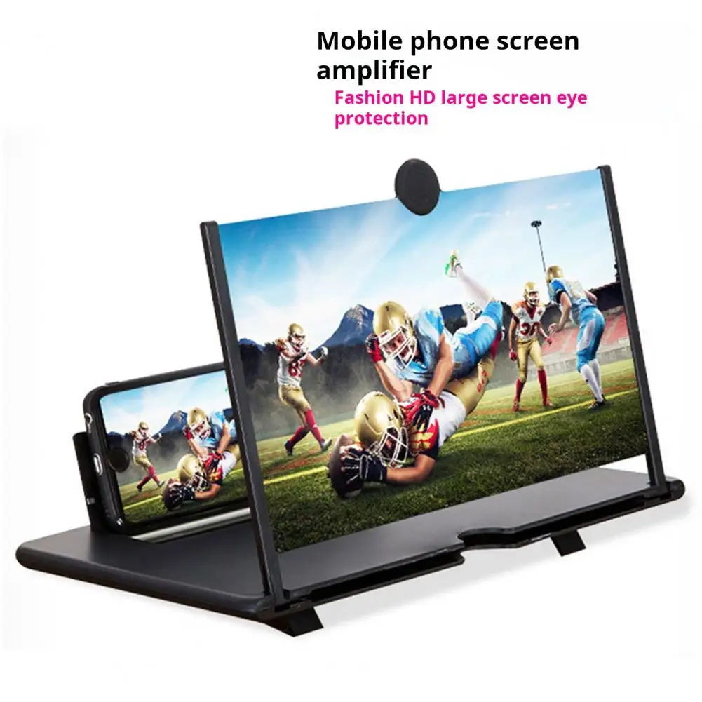 อุปกรณ์ขยายหน้าจอมือถือขนาด14นิ้วแว่นขยายจอโทรศัพท์หน้าจอบางเฉียบพกพาได้สำหรับการดูหนังความละเอียด HD