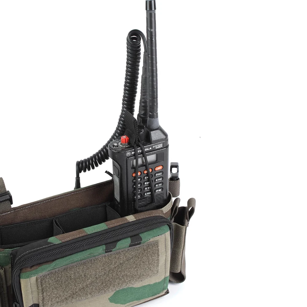 Gilet da esterno D3CRM MK3MK4 Petto PRC148 152 XTS Radio Corda fissa elastica