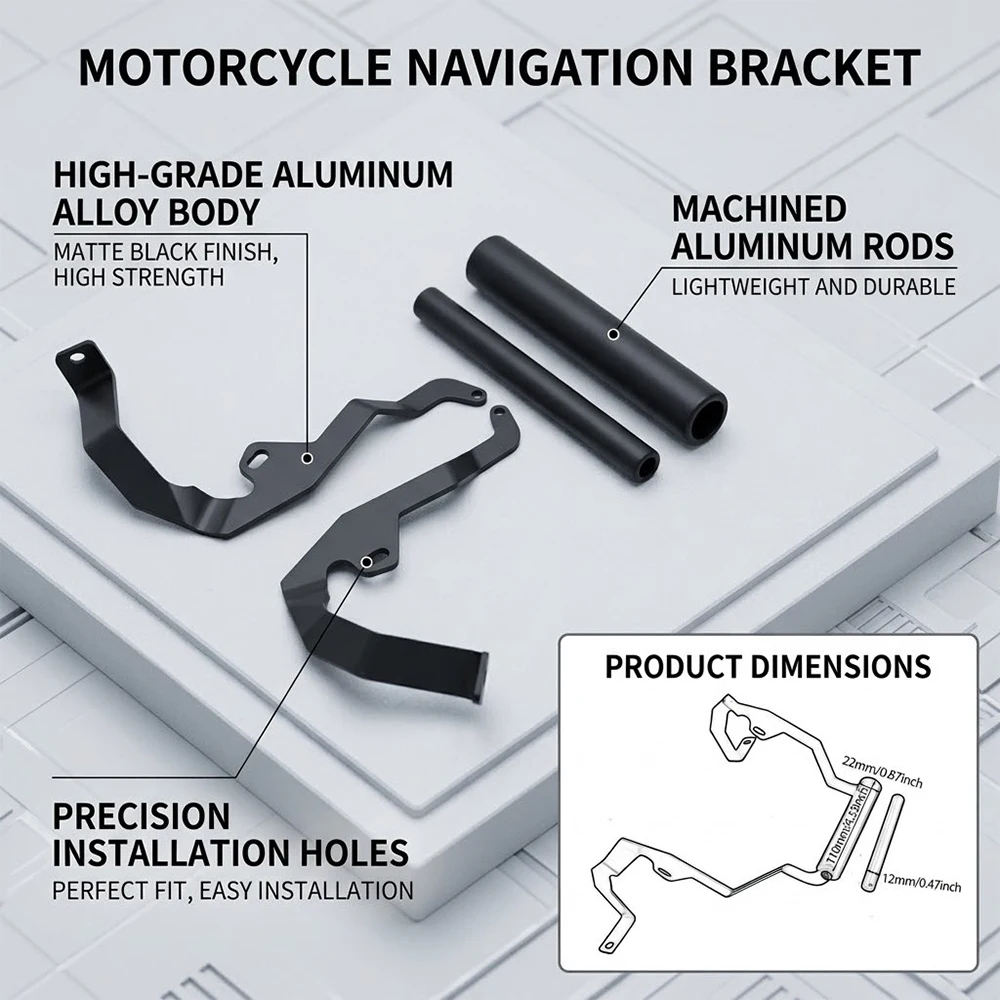 Motorcycle Modification Accessories Navigation Bracket Mobile Phone Holder Only Mount FOR PAN America 1250 S  1250S 2020-2022