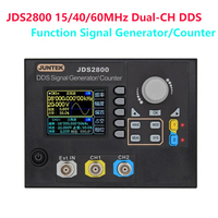 JDS2800 15/40/60MHz Digital Dual Channel DDS Function Signal Generator Frequency Meter Counter Sweeper Pluse Noise Generator