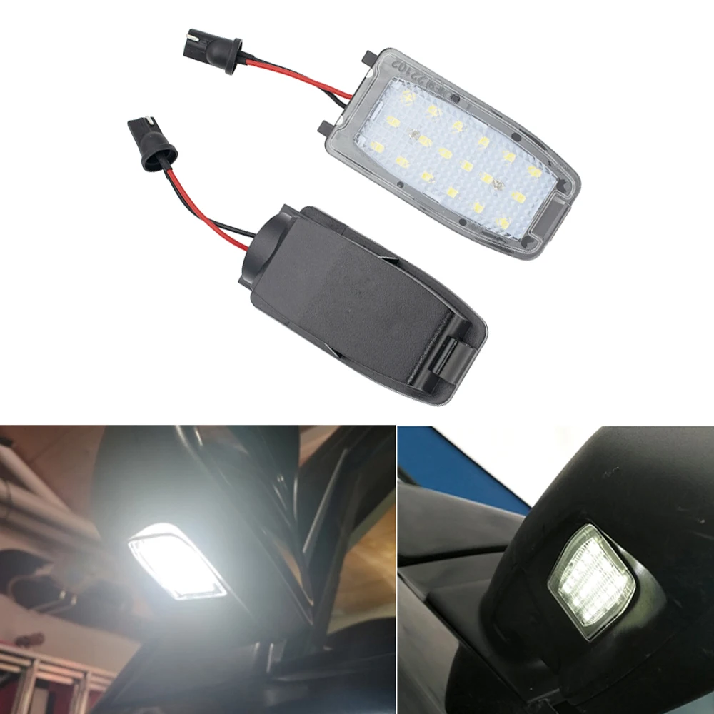 

2pcs LED Side Mirror Puddle Lights For Land Rover LR2 LR3 LR4 Freelander Range Rover For Volvo S60 V70 XC70 2001-2003 CTZ500010