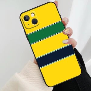 Ayrton Senna F1 Mobiltelefon Cover, iPhone 13, 12, 11, 14, 15 Pro Max, Mini X, XR, XR, 7, 8 Plus, If, Heckabdeckung, 2020 9 Hauptverkaufsformel 1 Mobile Deckung - №9