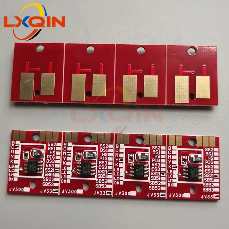 LXQIN ink cartridge chip ss21 for Mimaki jv33 jv5 cjv30 Ink chip SS21 Auto reset chips