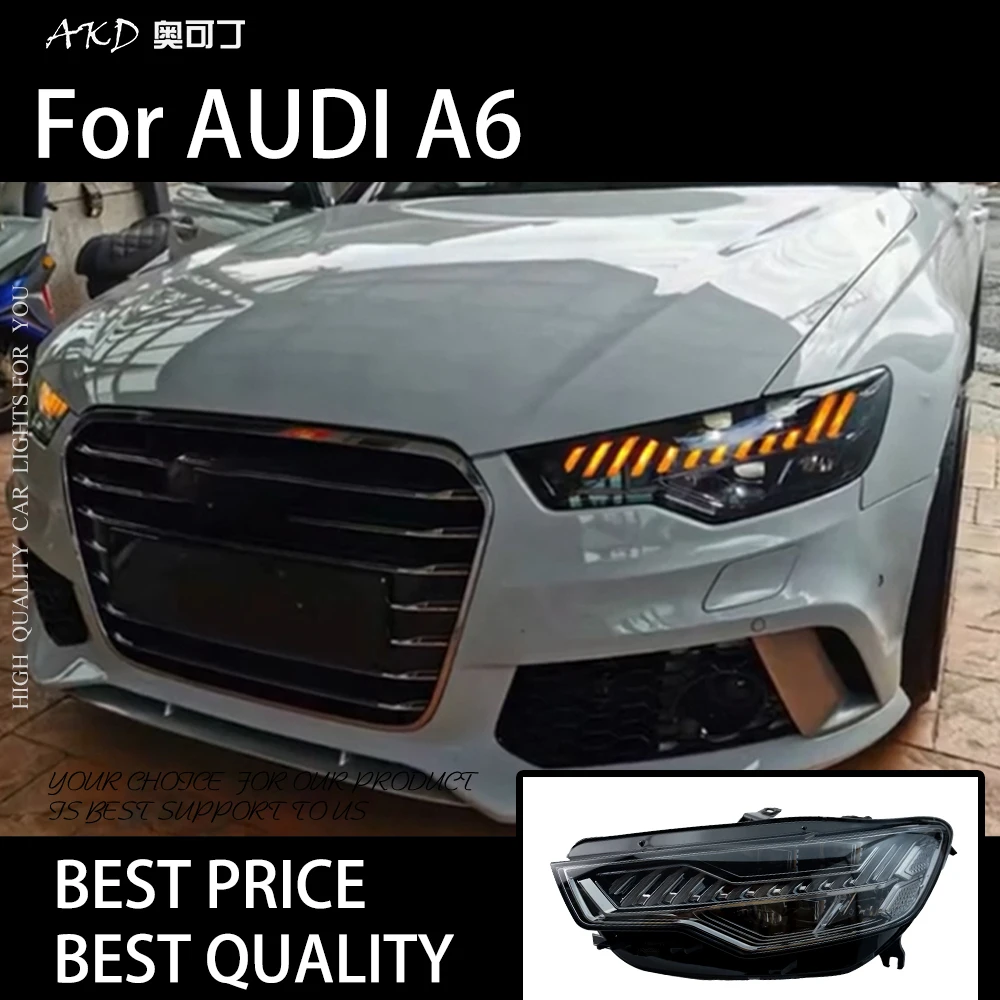 

Car Lights for Audi A6 C7 2012-2015 LED Auto Headlights Assembly Upgrade Newest A7 Design Dynamic Signal Lamp Tool Accessories