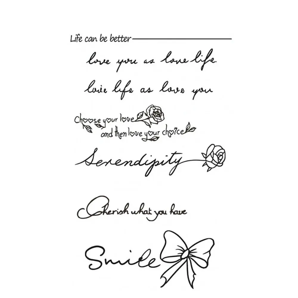 English Letter Juice Tattoo Waterproof Semi Permanent Fake Tattoo Long Lasting Temporary Hombre Art Fake Tattoo Men