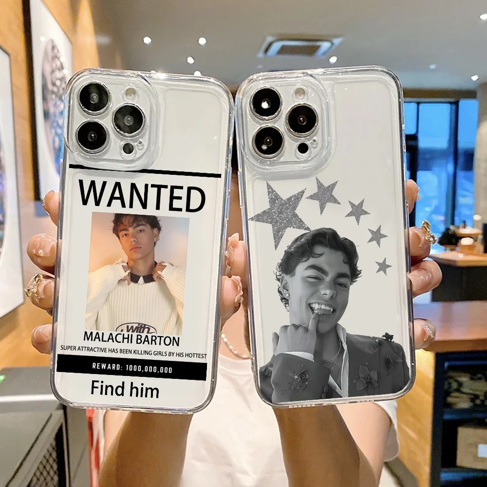 

Actor M-malachi Barton Phone Case FUNDA For IPhone 12 11 13 14 15 16 17MINI Max Pro Plus Shockproof Soft Clear Back Cover