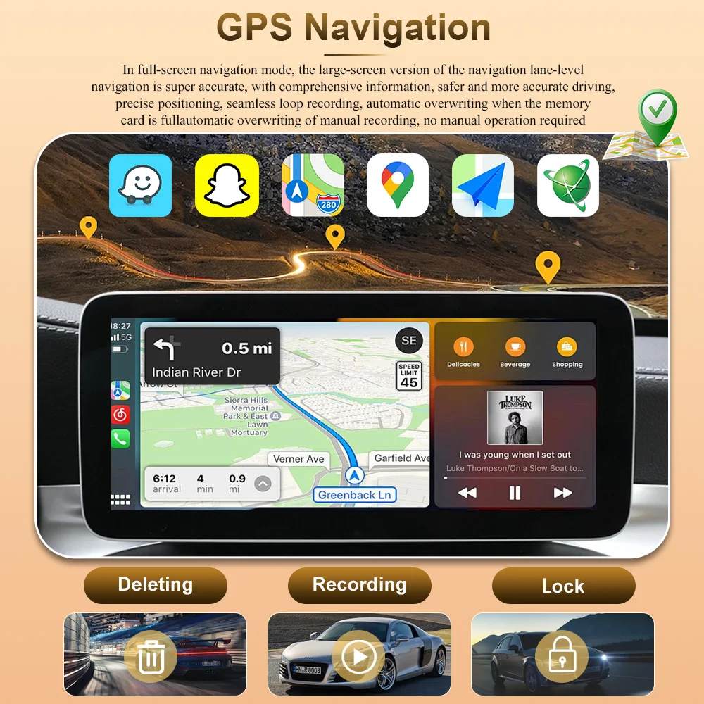 Android Auto Car Radio For Mazda 3 Axela BM 2014 2015 2016 2017 2018 2019 Carplay Video Player Stereo Navigation 5G Wifi 12.3''