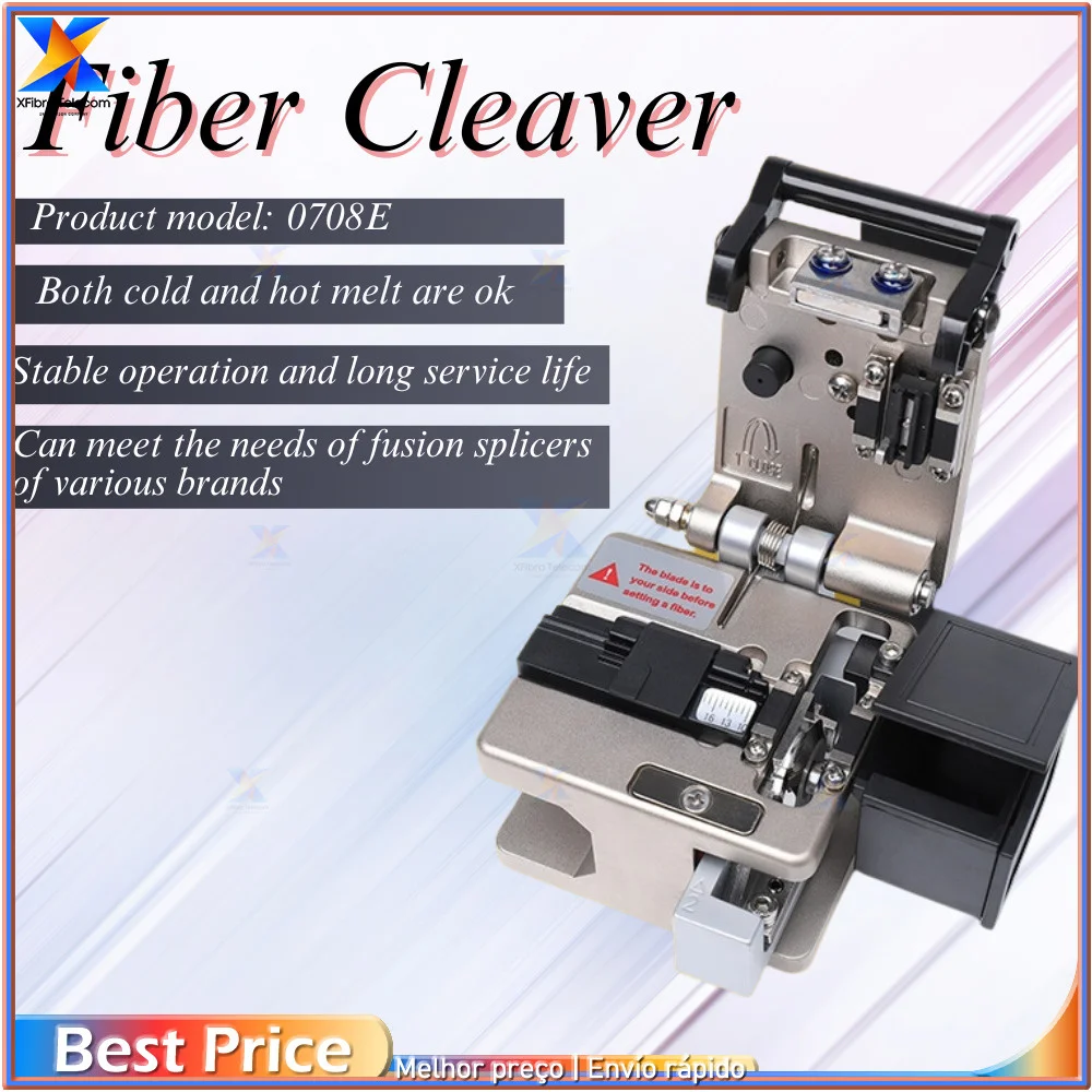 Fiber Cleaver Cable Cutting Knife, FTTH Fiber Optic Knife Tools, Cutter Fiber Cleavers, 16 Surface Blade, 0708E, 0708B