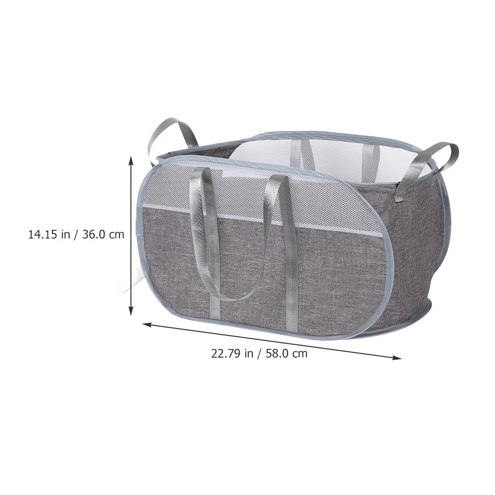 

Large Foldable Laundry Hamper Lightweight Storage Pouch for Home Dorm Closet Car Travel Laundry Basket Storage Pouch