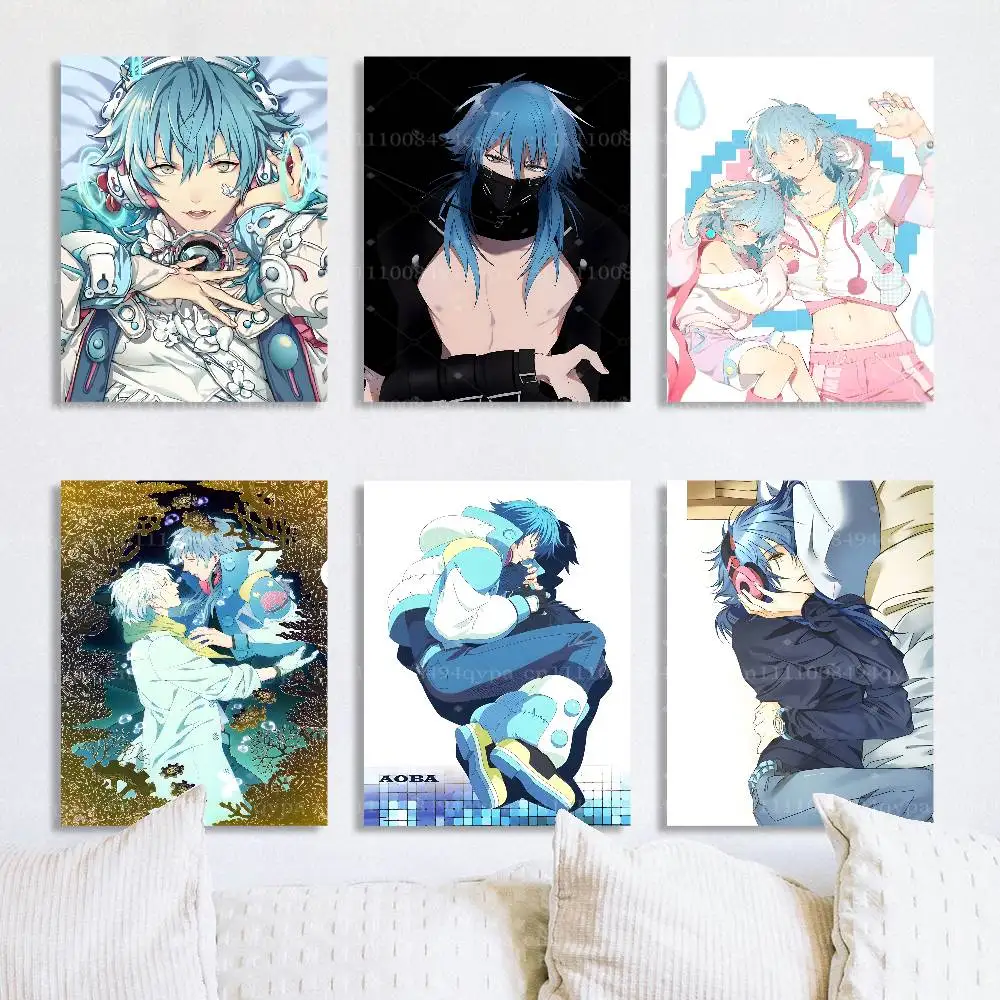 Aoba DMMD D-DRAMAtical Murder Poster Gift for Men Women Fashionista Wall Decor for Living Room  Bedroom Office UNFRAMED Wall Art