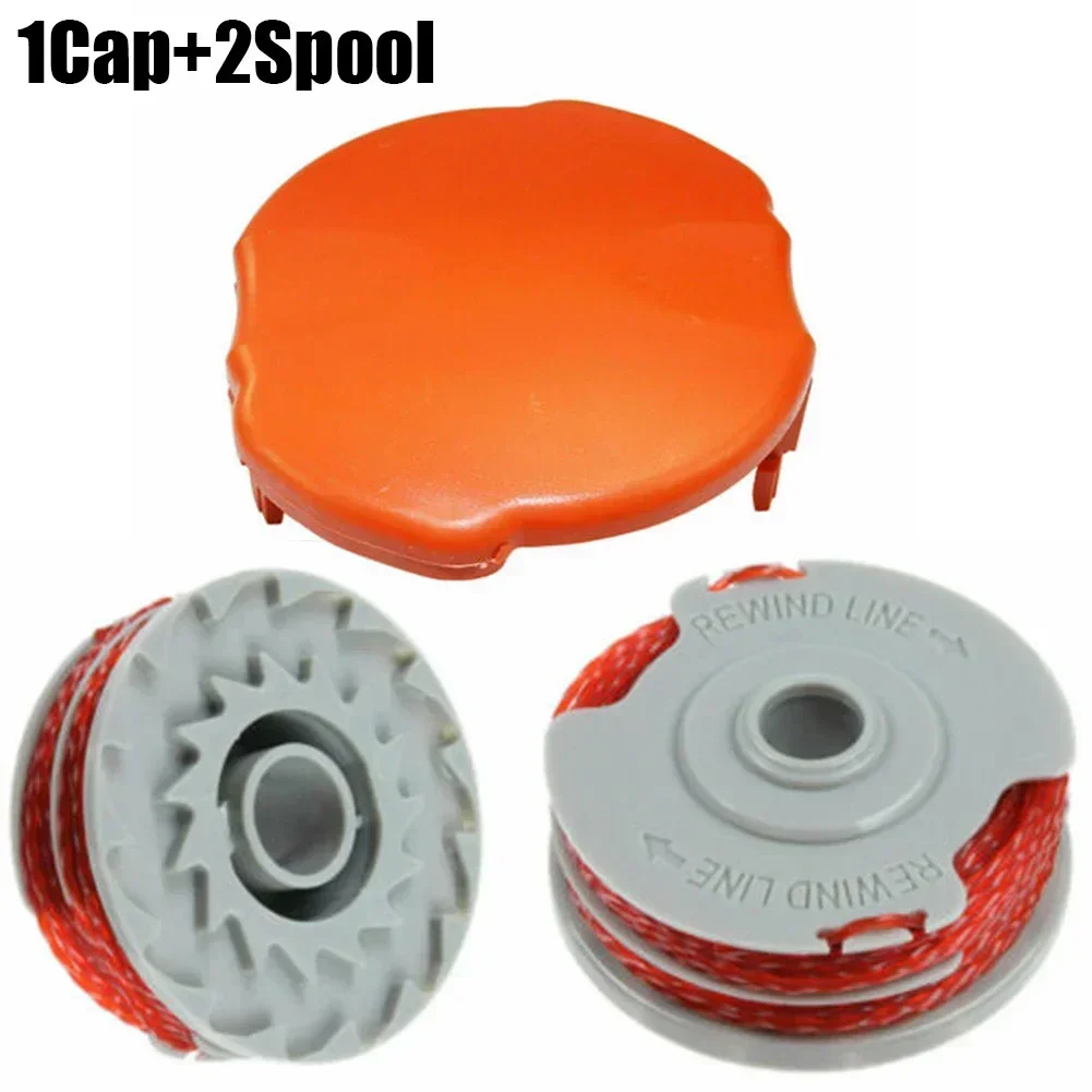 Strimmer Trimmer Spool & Line For Contour 500 Power Plus 500 & 500XT Strimmer Head Cover Spool Replacements