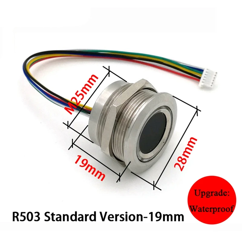 KS220-L + R503 DC30-75V 2 Relais Vingerafdruk Toegangscontrole Board Kit Met Zelfblokkerende/Ontsteking/Jog-Modus Met Admin/Gebruiker